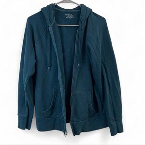 Time And Tru Girls Full-Zip Hoodie With Pockets & Drawstring Hood L (12/14)